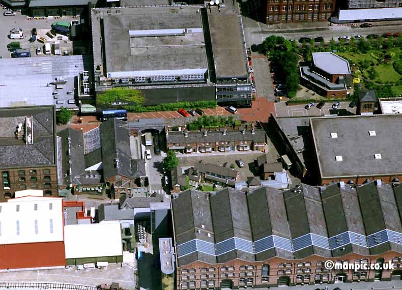 aerial photograph of
          manchester