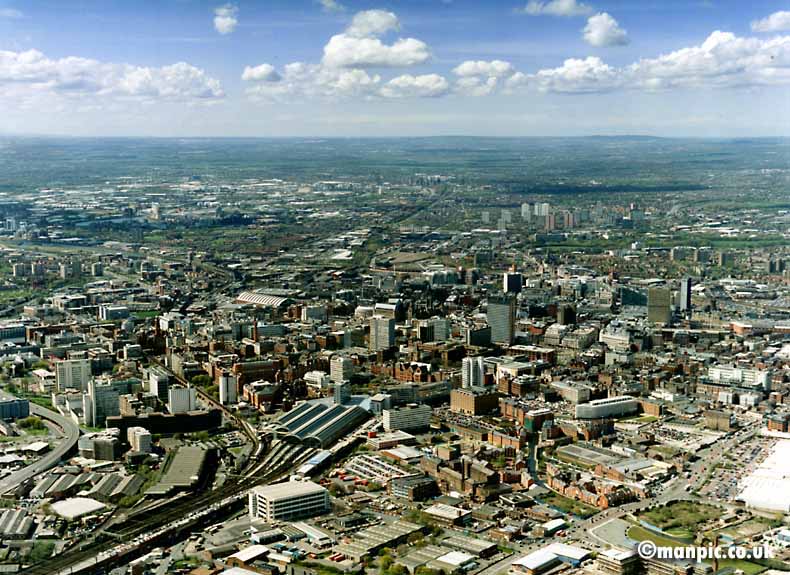  aerial photographs of
          manchester 